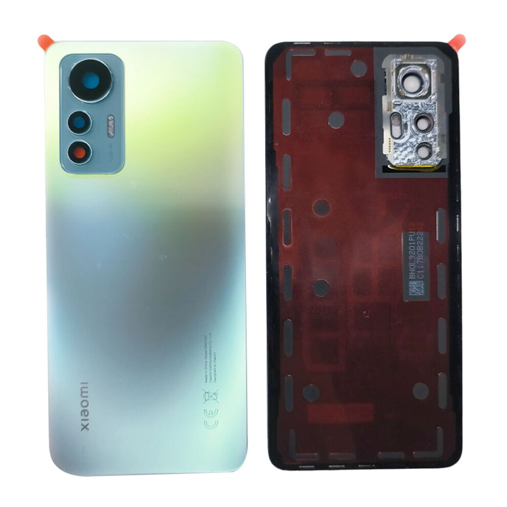 (Green) For Xiaomi 12 Lite 5G Oem Battery Housing Back Cover With Camera Ring Lens Cover Replacement Green 6914279011633