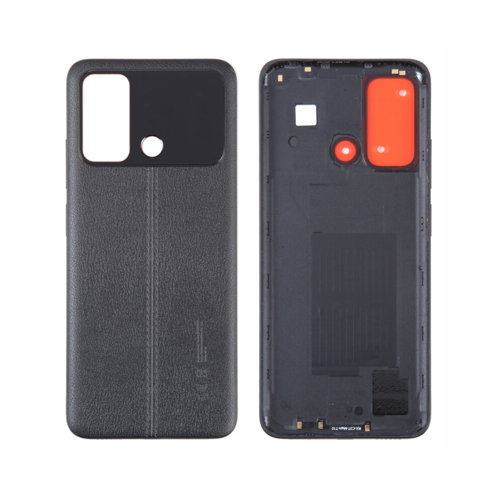 (Black) For Xiaomi Poco C55 4G Back Battery Housing Cover Replacement Part Black 6914271466790