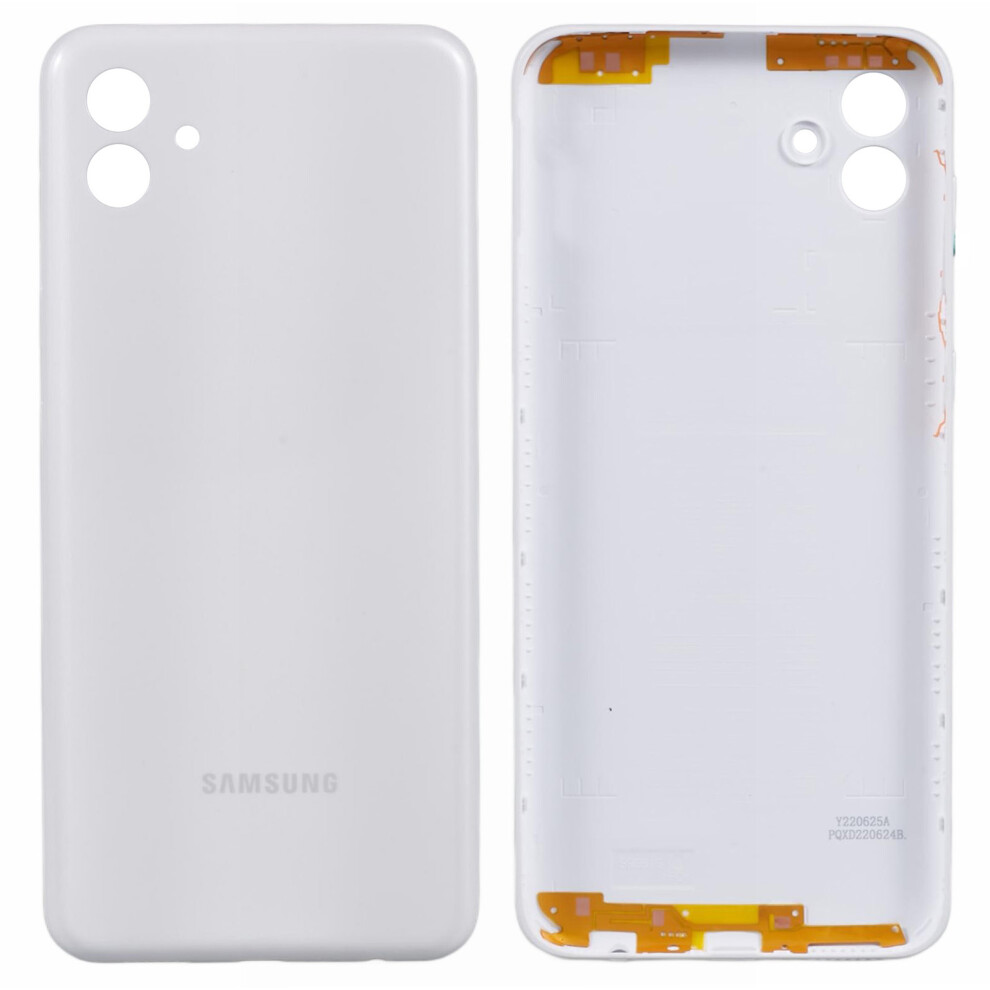(White) For Samsung Galaxy A04 4G (164.4 X 76.3 X 9.1 Mm) A045 Oem Battery Door Cover Replacement Part White 6914279091291