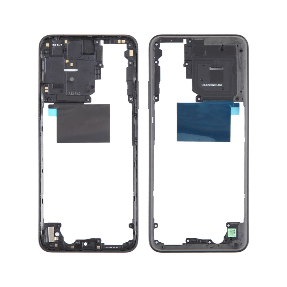 (Black) For Xiaomi Redmi Note 12S 4G Oem Middle Housing Plate Frame Part (Without Logo) Black 6914276935048