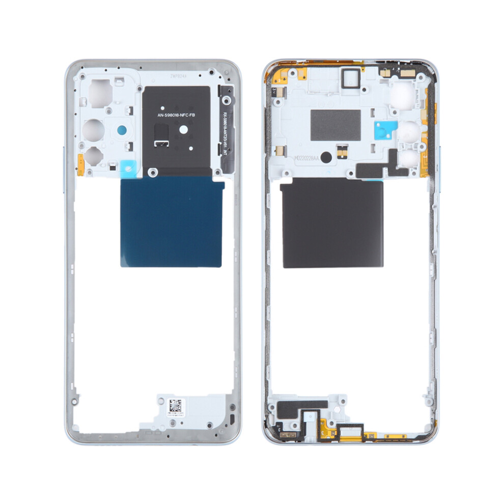 (Blue) For Xiaomi Redmi Note 11S 5G Oem Middle Housing Plate Frame Part (Without Logo) Blue 6914275630579