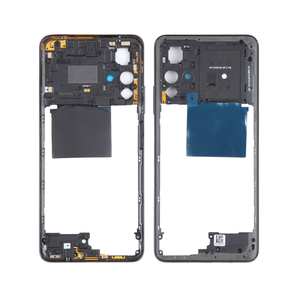 (Black) For Xiaomi Redmi Note 11S 5G Oem Middle Housing Plate Frame Part (Without Logo) Black 6914279619693