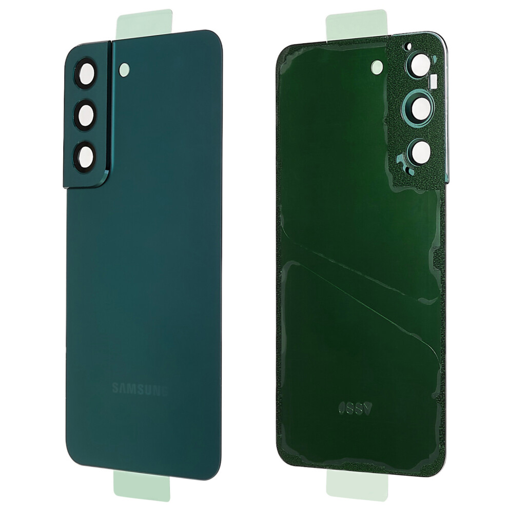 (Green) For Samsung Galaxy S22 5G S901 Battery Housing With Adhesive Sticker+Camera Lens Cover Green 6914272300086
