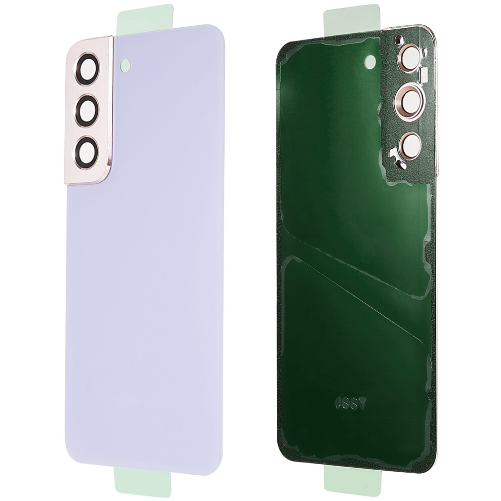 (Violet) For Samsung Galaxy S22 5G S901 Battery Housing With Adhesive Sticker+Camera Lens Cover 6914278556784