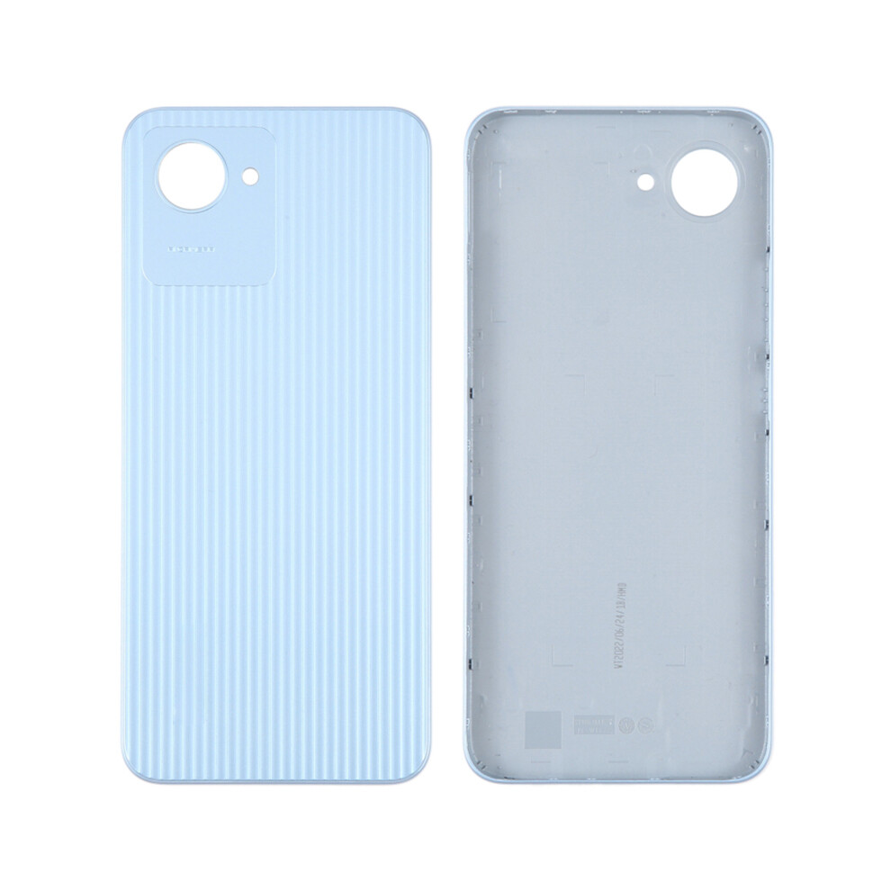 (Blue) For Realme C30 Oem Cell Phone Rear Housing Back Cover Replacement Parts Blue 6914276059874