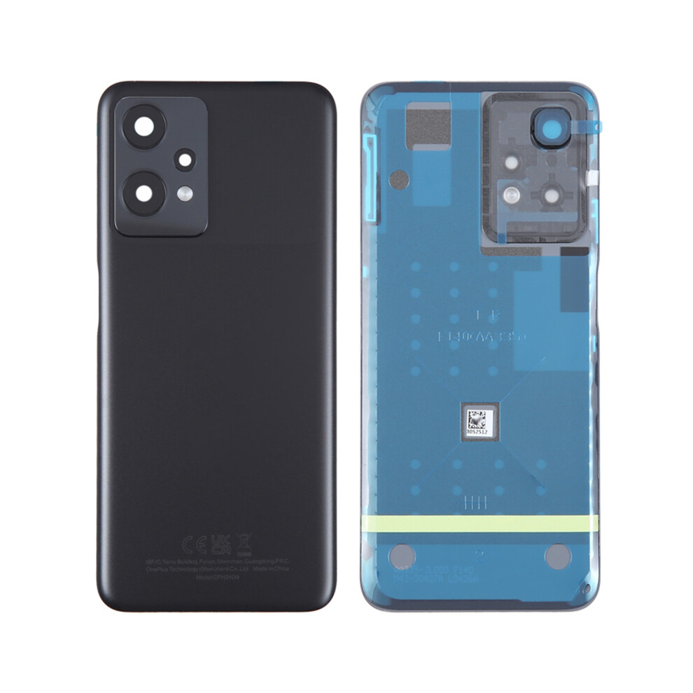 (Black) For Oneplus Nord Ce 2 Lite 5G Oem Battery Housing With Adhesive Sticker+Camera Lens Cover Black 6914272145670