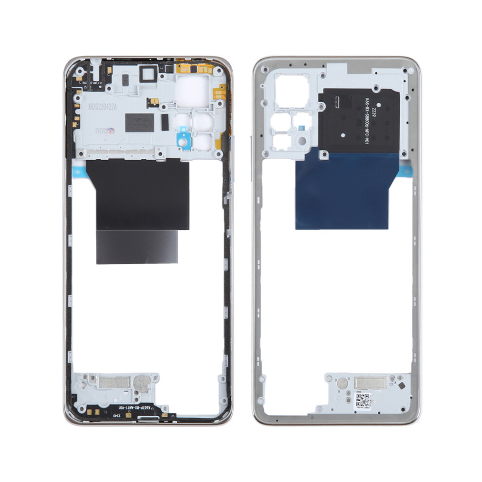 (Silver) For Xiaomi Redmi Note 12 Pro 4G Oem Middle Housing Plate Frame Part (Without Logo) Silver 6914277421403