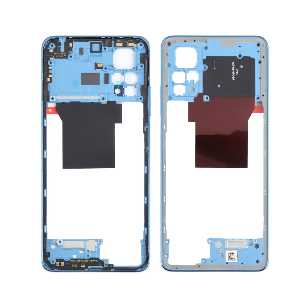 (Blue) For Xiaomi Redmi Note 12 Pro 4G Oem Middle Housing Plate Frame Part (Without Logo) Blue 6914279698537
