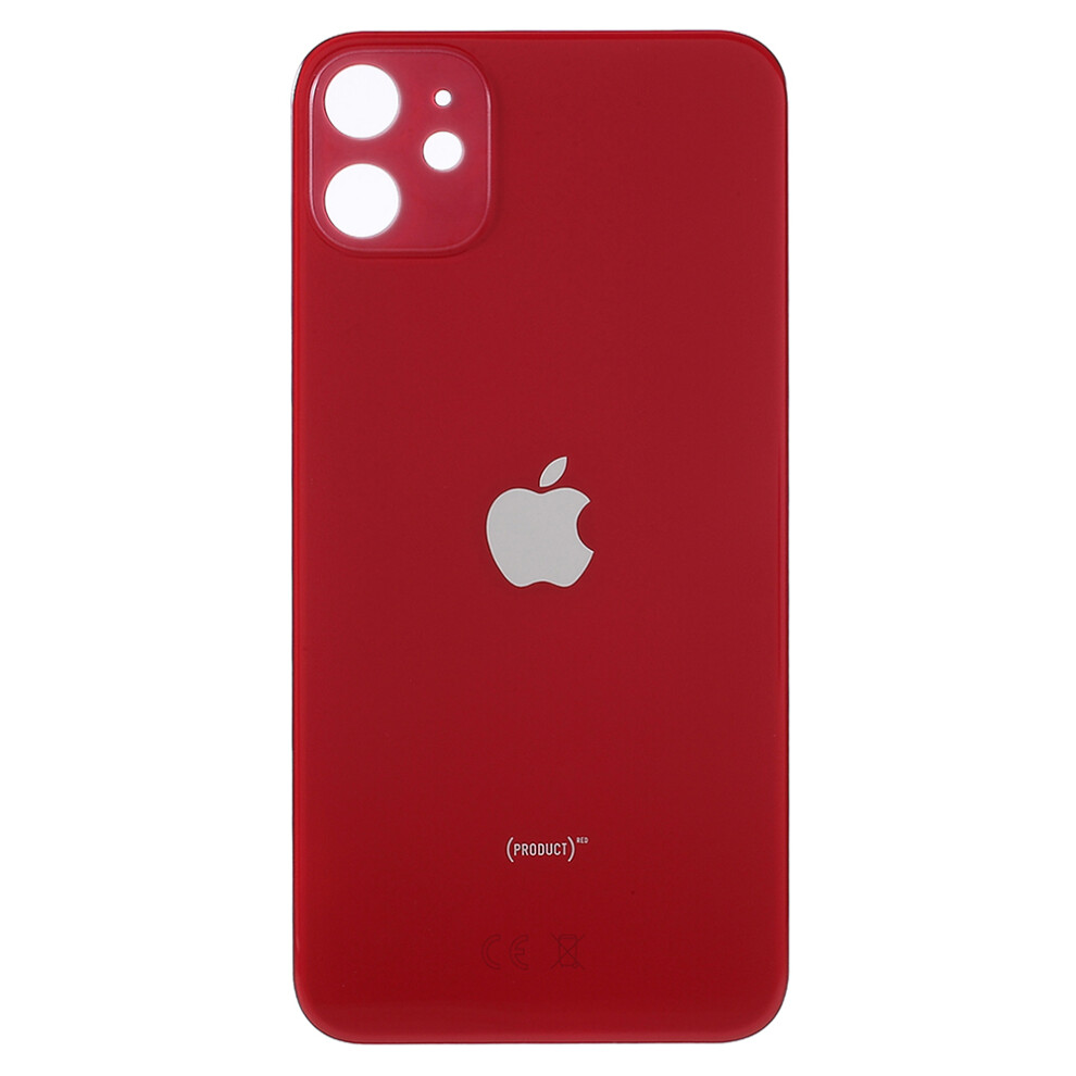 (Red) For Iphone 11 Back Battery Housing Cover Replacement Part (Eu Version) Red 6914274928943
