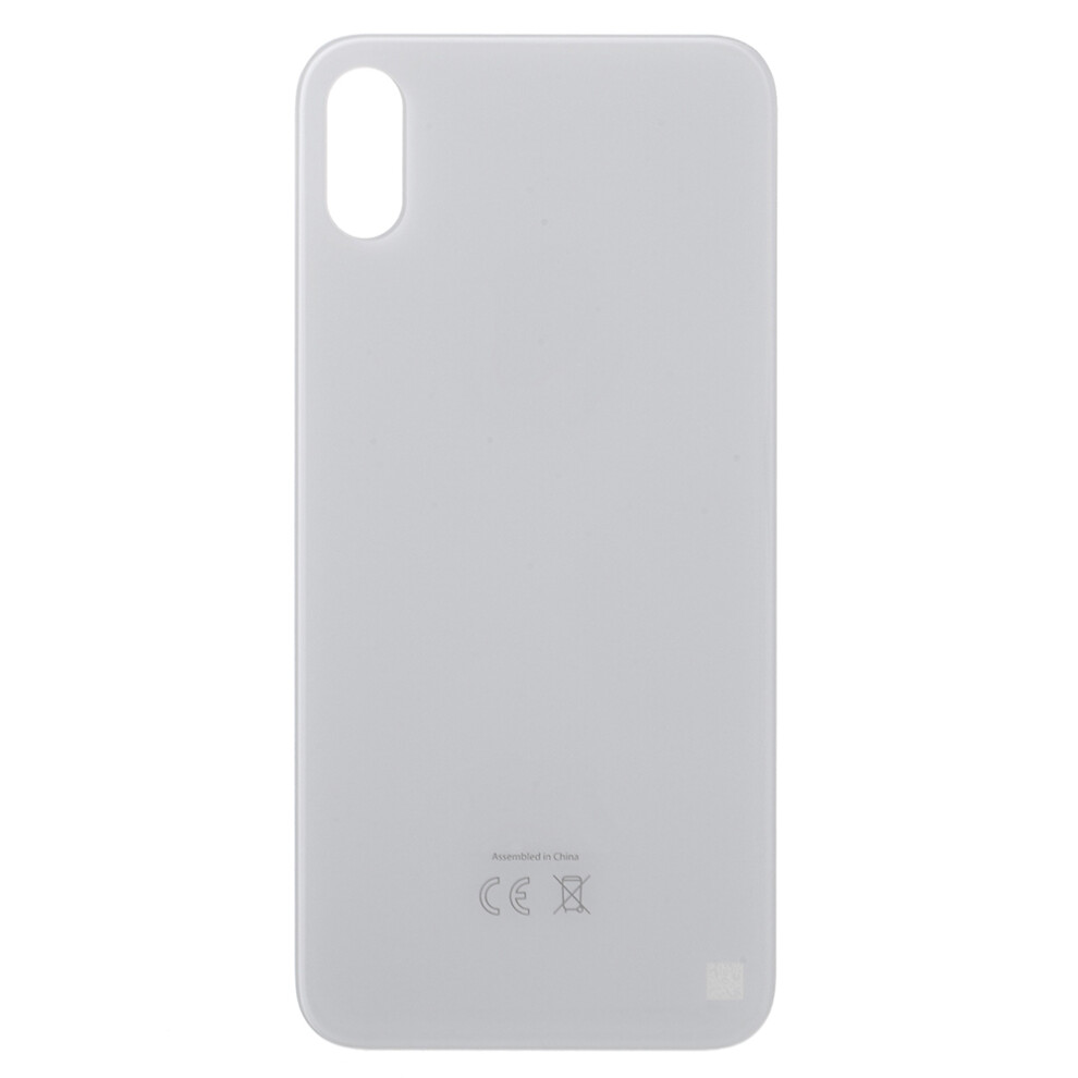 (White) For Iphone X Back Battery Housing Cover Replacement Part (Eu Version) (Big Hole) White 6914270516540