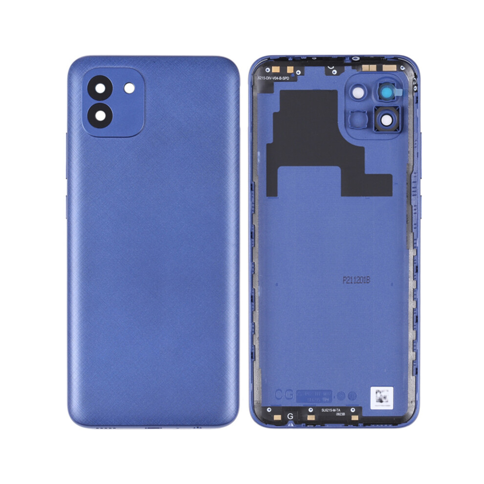 (Blue) For Samsung Galaxy A03 (164.2Mm) A035 Battery Housing With Camera Lens Cover Blue 6914278695209