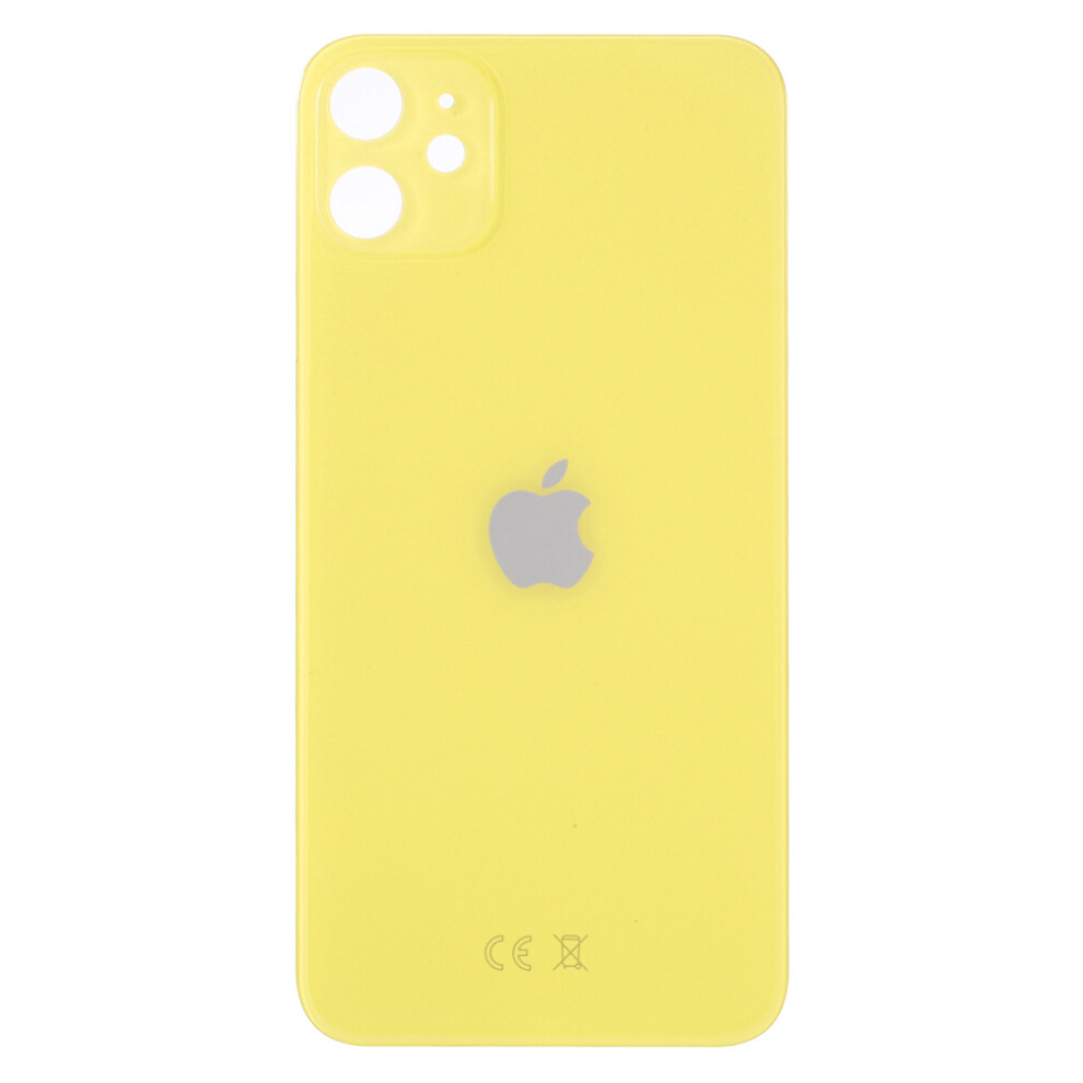 (Yellow) For Iphone 11 Back Battery Housing Cover Replacement Part (Eu Version) Yellow 6914271661591