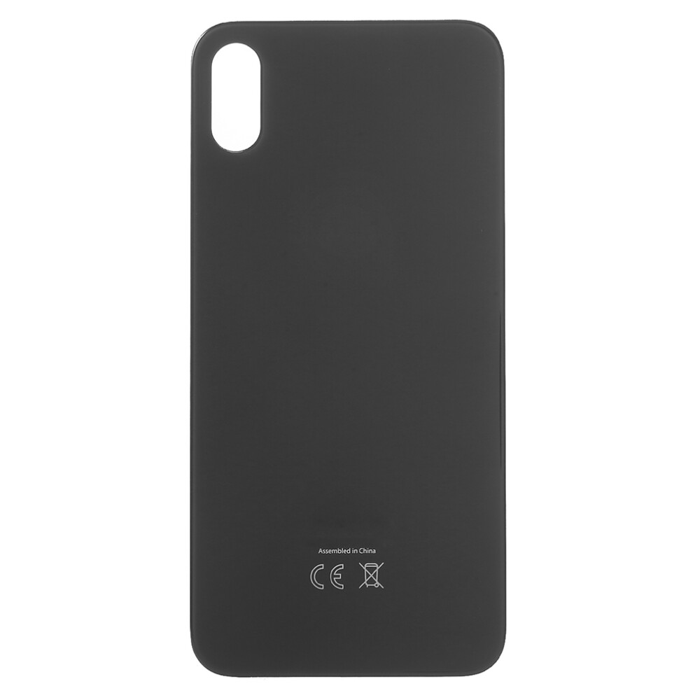 (Black) For Iphone X Back Battery Housing Cover Replacement Part (Eu Version) (Big Hole) Black 6914276881314