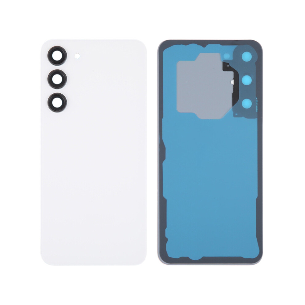 (Cream) For Samsung Galaxy S23+ S916 Battery Housing With Adhesive Sticker+Camera Lens Cover Cream 6914273499352