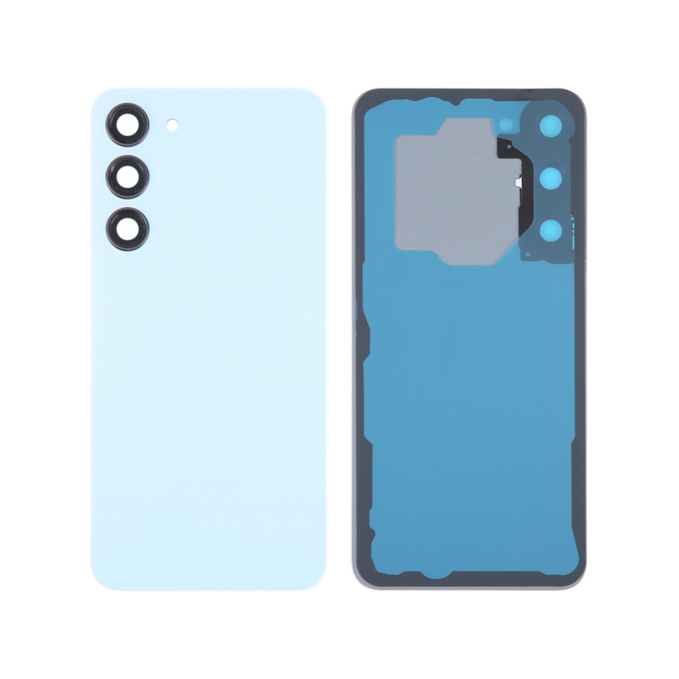 (Sky Blue) For Samsung Galaxy S23+ S916 Battery Housing With Adhesive Sticker+Camera Lens Cover Sky Blue 6914278640551