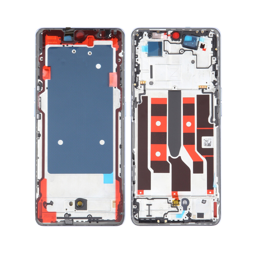 (Blue) For Oppo A1 Pro 5G Middle Plate Frame Repair Part (A-Side) (Without Logo) Blue 6914273015606