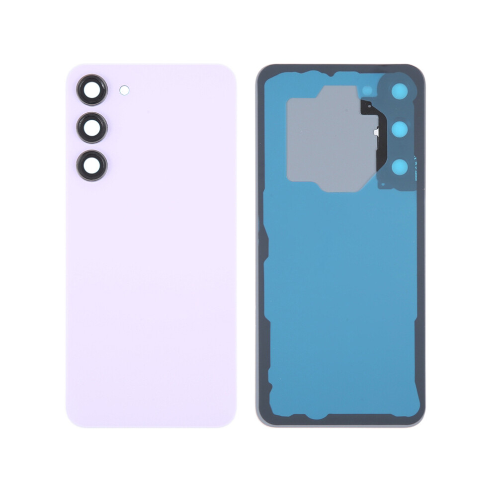 (Lavender) For Samsung Galaxy S23+ S916 Battery Housing With Adhesive Sticker+Camera Lens Cover Lavender 6914275377368