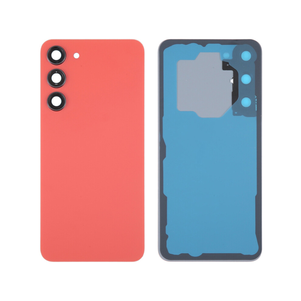 (Red) For Samsung Galaxy S23+ S916 Battery Housing With Adhesive Sticker+Camera Lens Cover Parts (Without Logo) Red 6914277899608