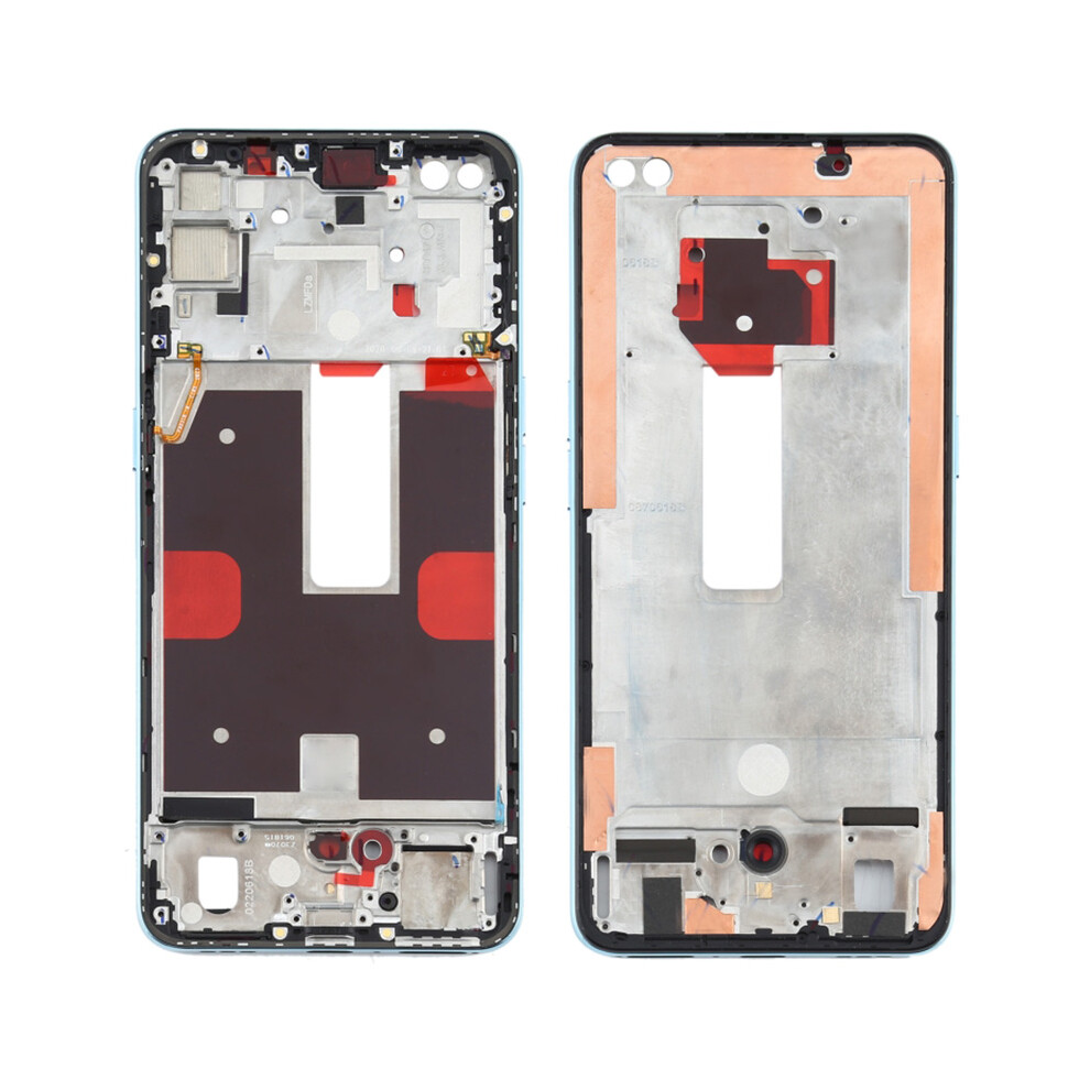 (Blue) For Oppo Reno4 5G Phone Middle Plate Frame Repair Part (A-Side) (Without Logo) Blue 6914271081337