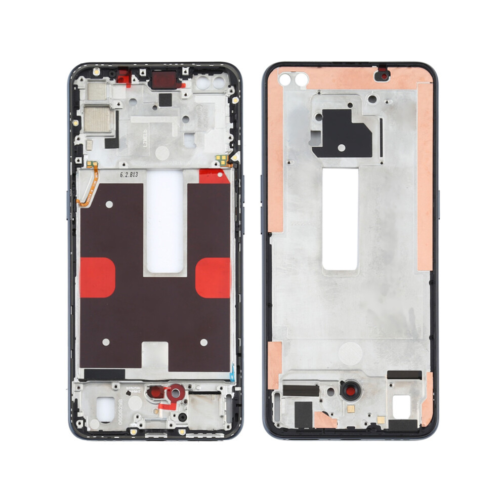 (Black) For Oppo Reno4 5G Phone Middle Plate Frame Repair Part (A-Side) (Without Logo) Black 6914273338248