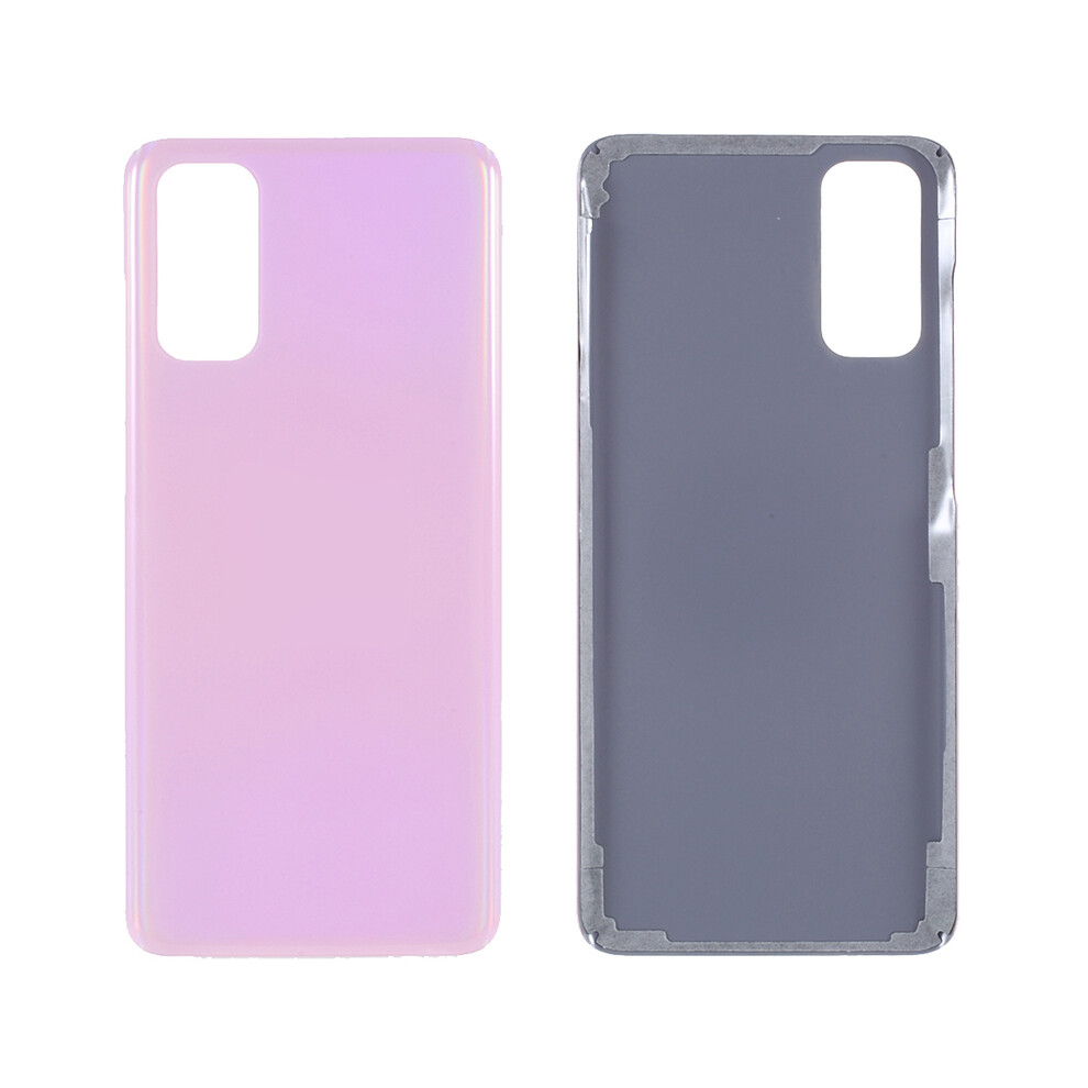 (Pink) For Samsung Galaxy S20 4G G980/S20 5G G981 Battery Housing Cover With Adhesive Sticker (Without Logo) Pink 6914279225870