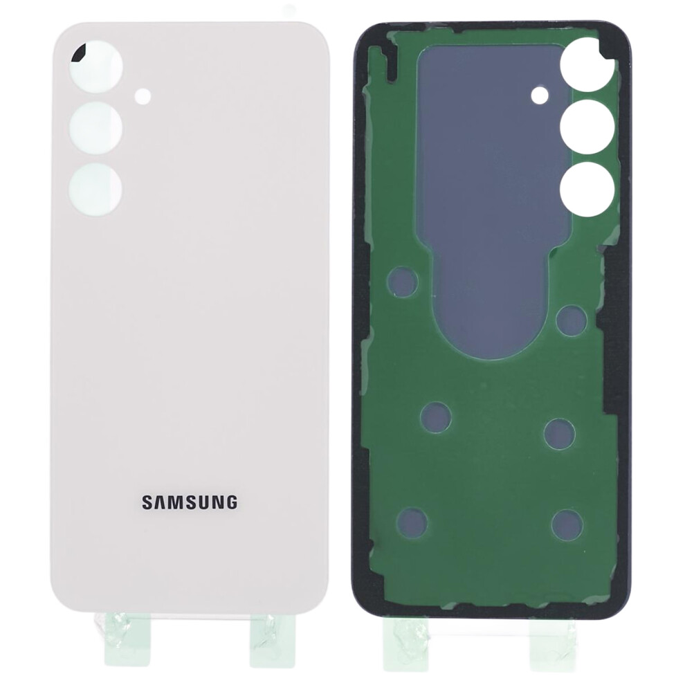 (White) For Samsung Galaxy S23 Fe S711 Battery Housing With Adhesive Sticker Replacement Part White 6914274205068