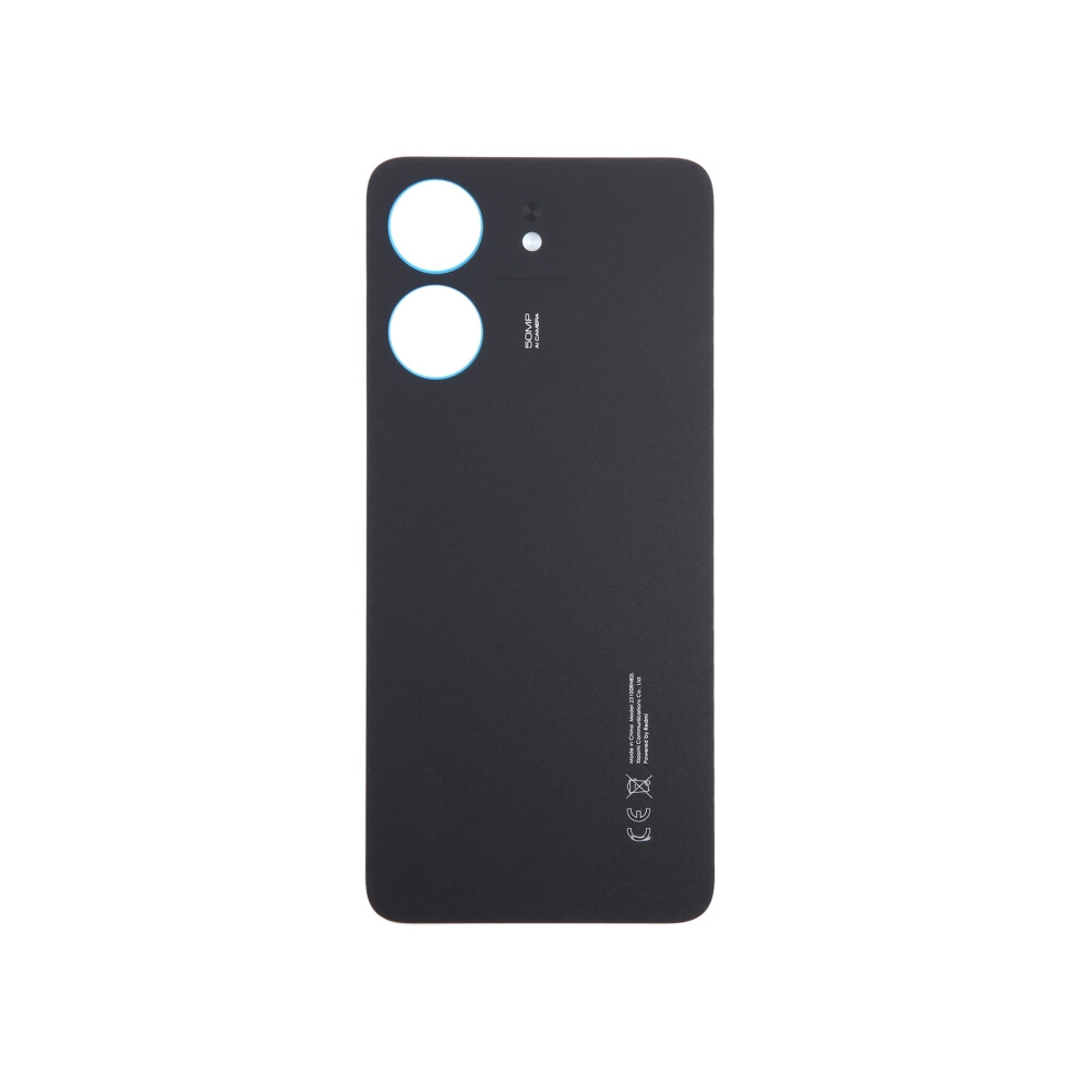 (Black) For Xiaomi Redmi 13C 4G Oem Battery Door Cover Replacement Part Black 6914279172853