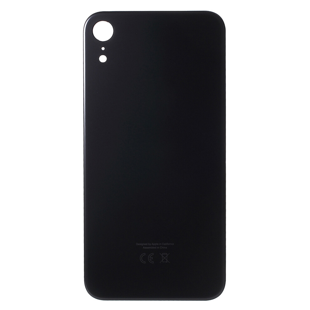 (Black) For Iphone Xr Back Battery Housing Cover Replacement Part (Eu Version) (Big Hole) Black 6914278216022