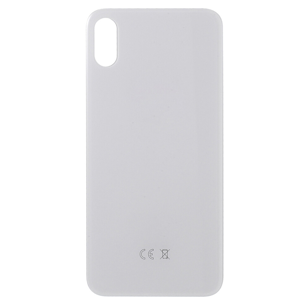 (White) For Iphone Xs Back Battery Housing Cover Replacement Part (Eu Version) (Big Hole) White 6914272012460