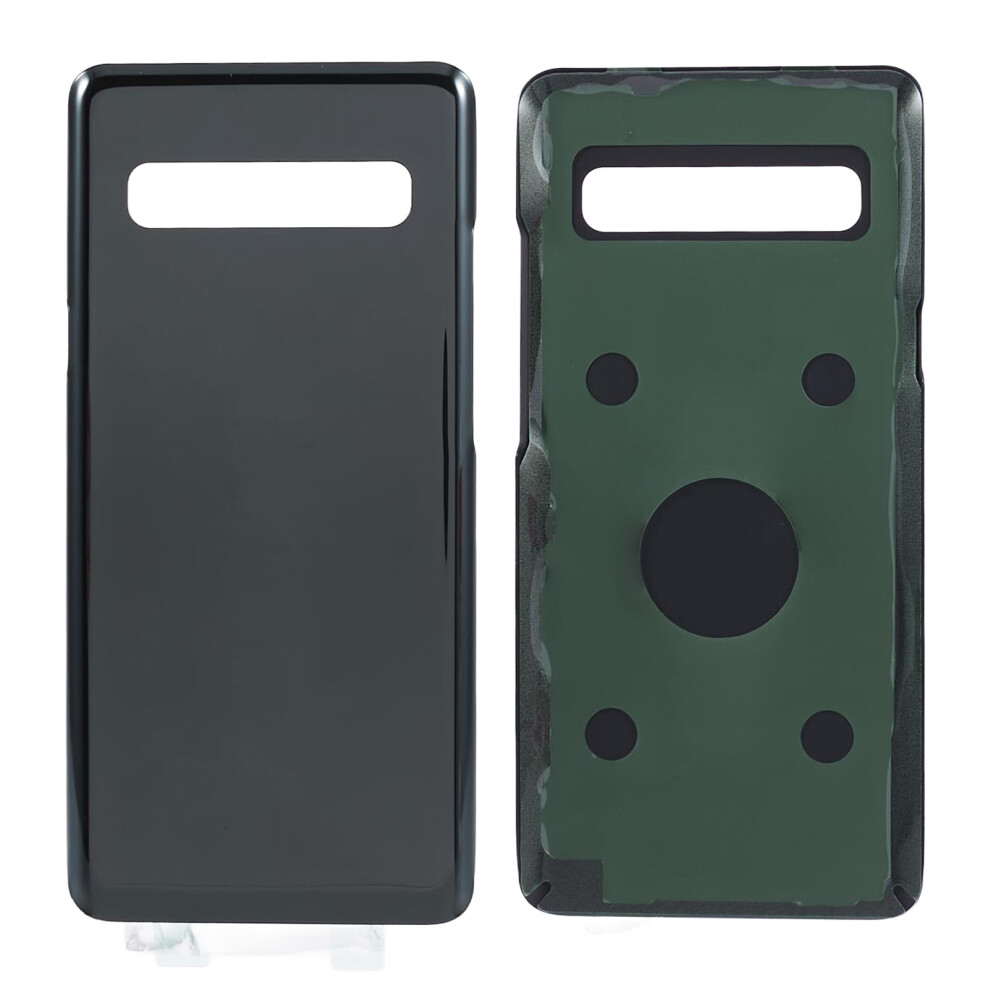 (Black) For Samsung Galaxy S10 5G Sm-G977 Battery Housing Cover With Adhesive Sticker Phone Parts (Without Logo) Black 6914275911159
