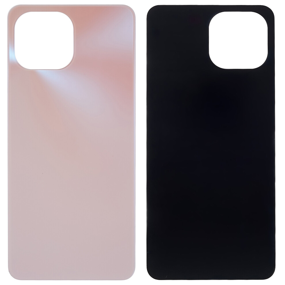 (Pink) Back Battery Housing Cover Replacement (Without Logo) For Xiaomi Mi 11 Lite 4G M2101k9ag Pink 6914277175429