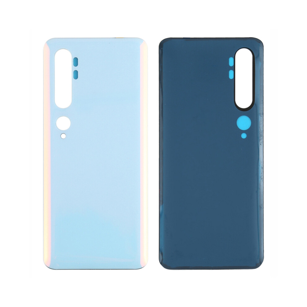 (White) For Xiaomi Mi Cc9 Pro/Mi Note 10/Mi Note 10 Pro Back Battery Housing Cover Replacement White 6914270609761
