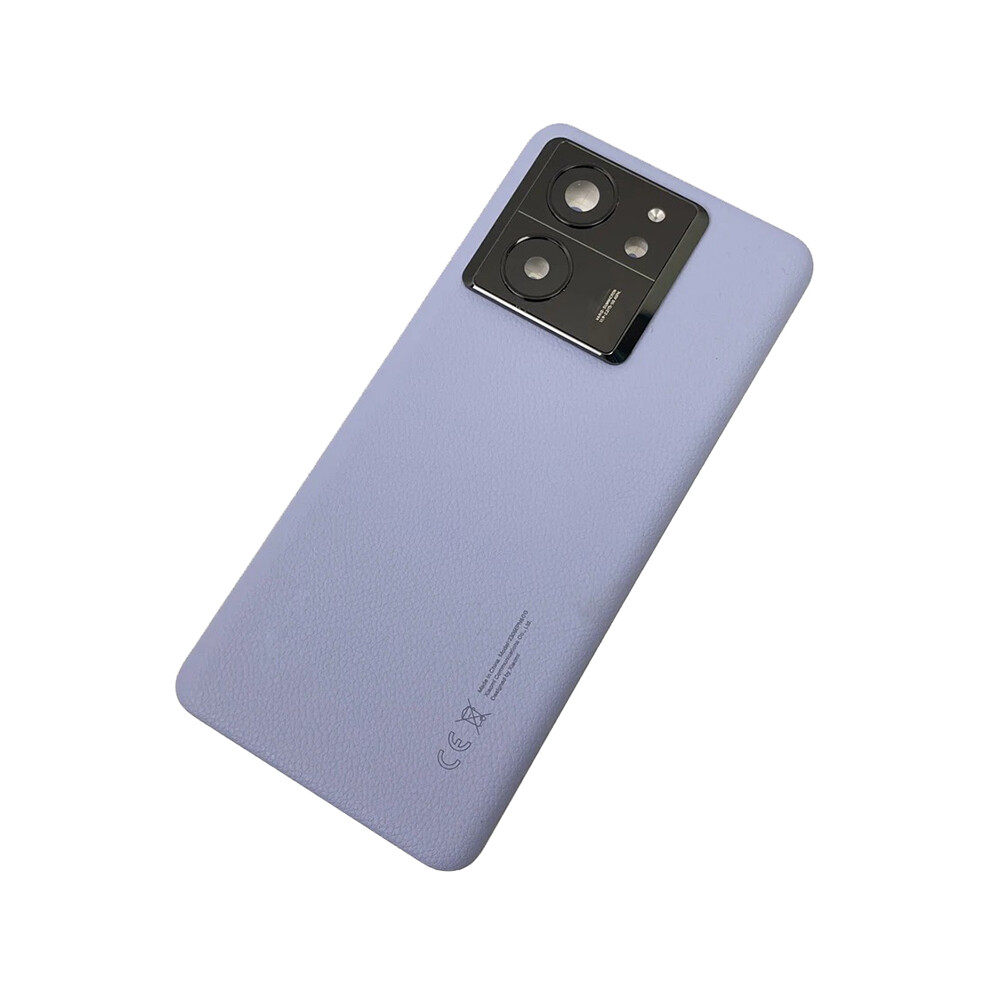 (Purple) For Xiaomi 13T/13T Pro Back Battery Housing Cover With Camera Ring Lens Cover Spare Part Purple 6914274525173