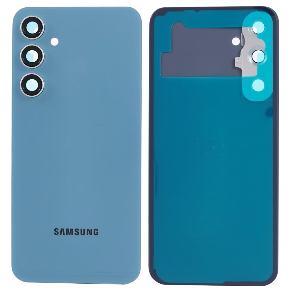(Blue) For Samsung Galaxy S23 Fe S711 Battery Housing With Adhesive Sticker+Camera Lens Cover Blue 6914276469031