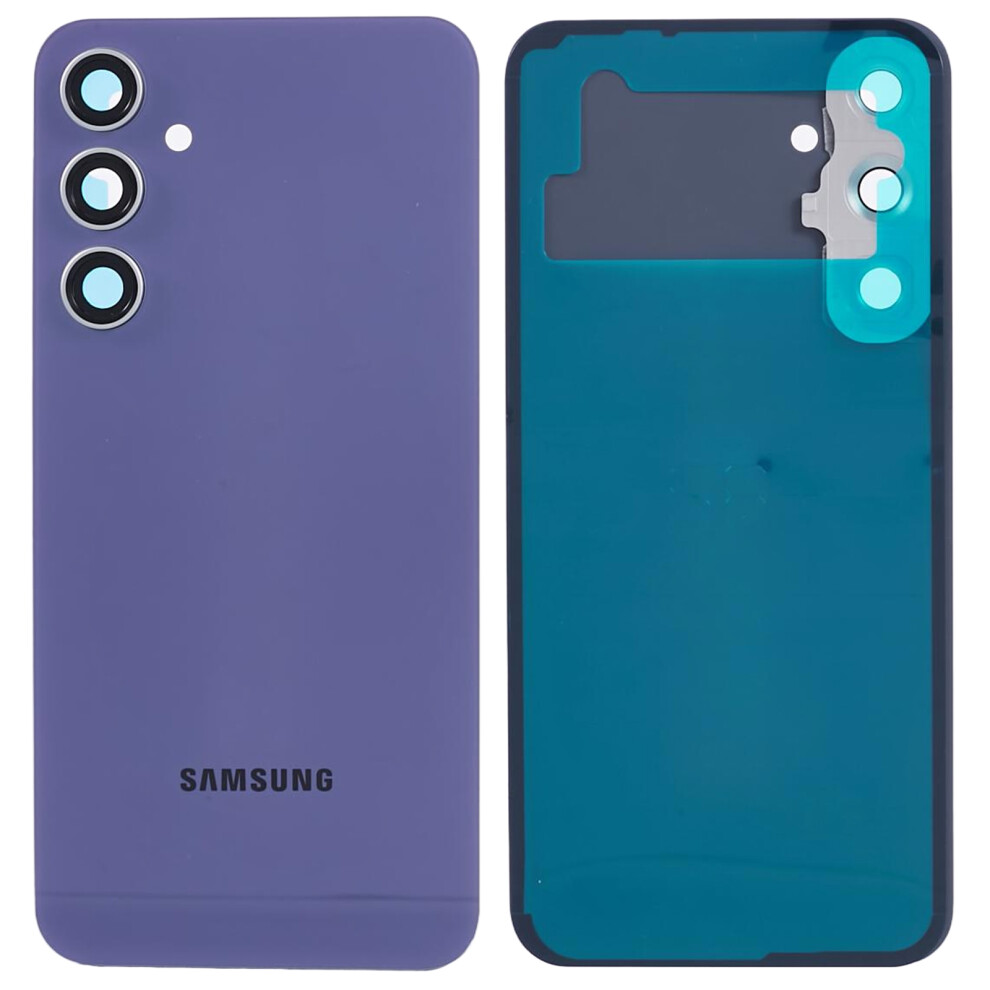 (Purple) For Samsung Galaxy S23 Fe S711 Battery Housing With Adhesive Sticker+Camera Lens Cover Purple 6914277347246