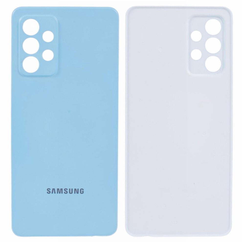 (Blue) For Samsung Galaxy A52s 5G A528/A52 5G A526/A52 4G A525 Oem Back Battery Housing Cover Replacement Part Blue 6914277890858