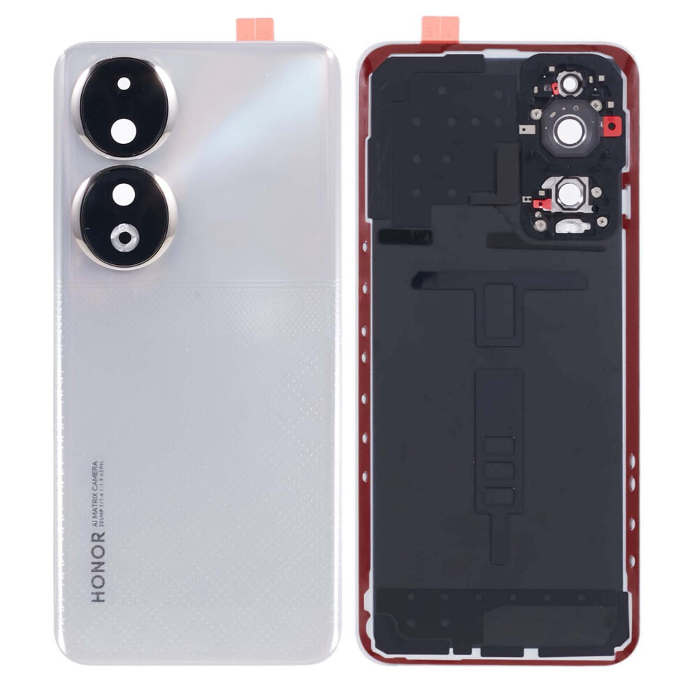 (Silver) For Honor 90 Rea-An00 Rea-Nx9 Oem Battery Housing With Adhesive Sticker+Camera Lens Cover Silver 6914271825313