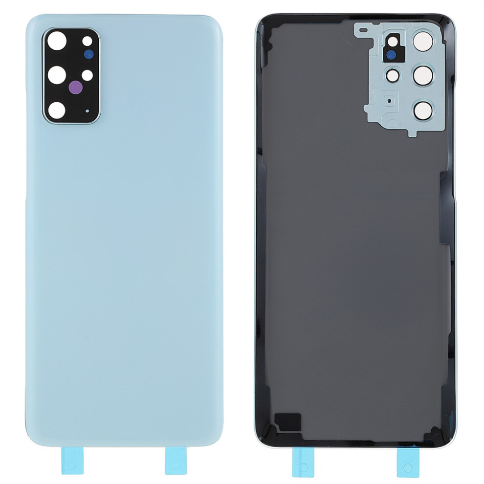 (Blue) For Samsung Galaxy S20 Plus 4G G985 Battery Housing With Adhesive Sticker+Camera Lens Cover Blue 6914271117159