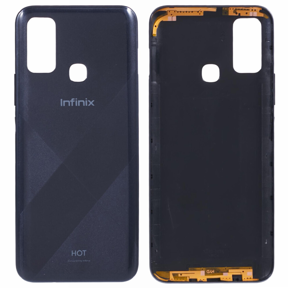(Black) For Infinix Hot 9 Play X680 Back Battery Housing Cover Replacement Black 6914272630060