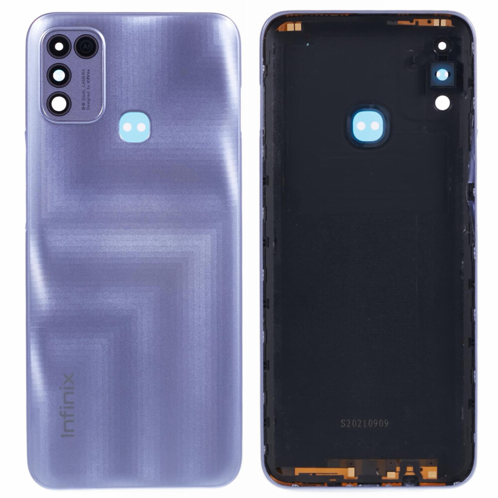 (Purple) For Infinix Hot 10 Play X688 Replacement Part Back Battery Housing Cover Purple 6914273041100