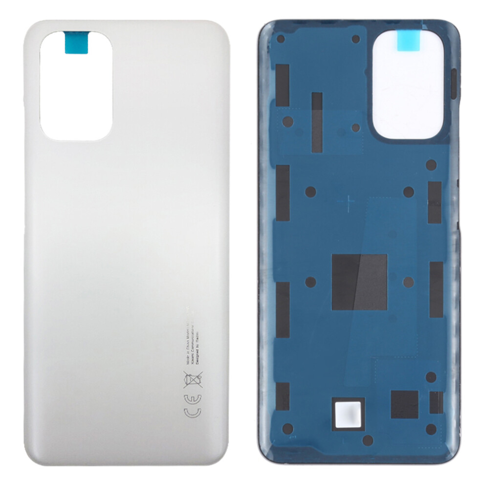 (White) For Xiaomi Redmi Note 10S 4G M2101k7bg Oem Battery Door Cover Replacement Part White 6914276766109
