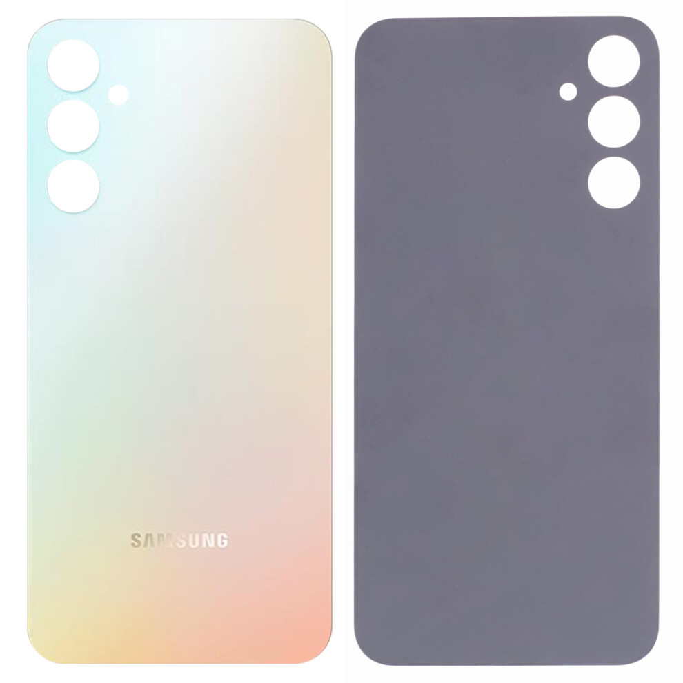 (Silver) For Samsung Galaxy A34 5G A346 A245 Back Battery Housing Cover Replacement Part Silver 6914278351563