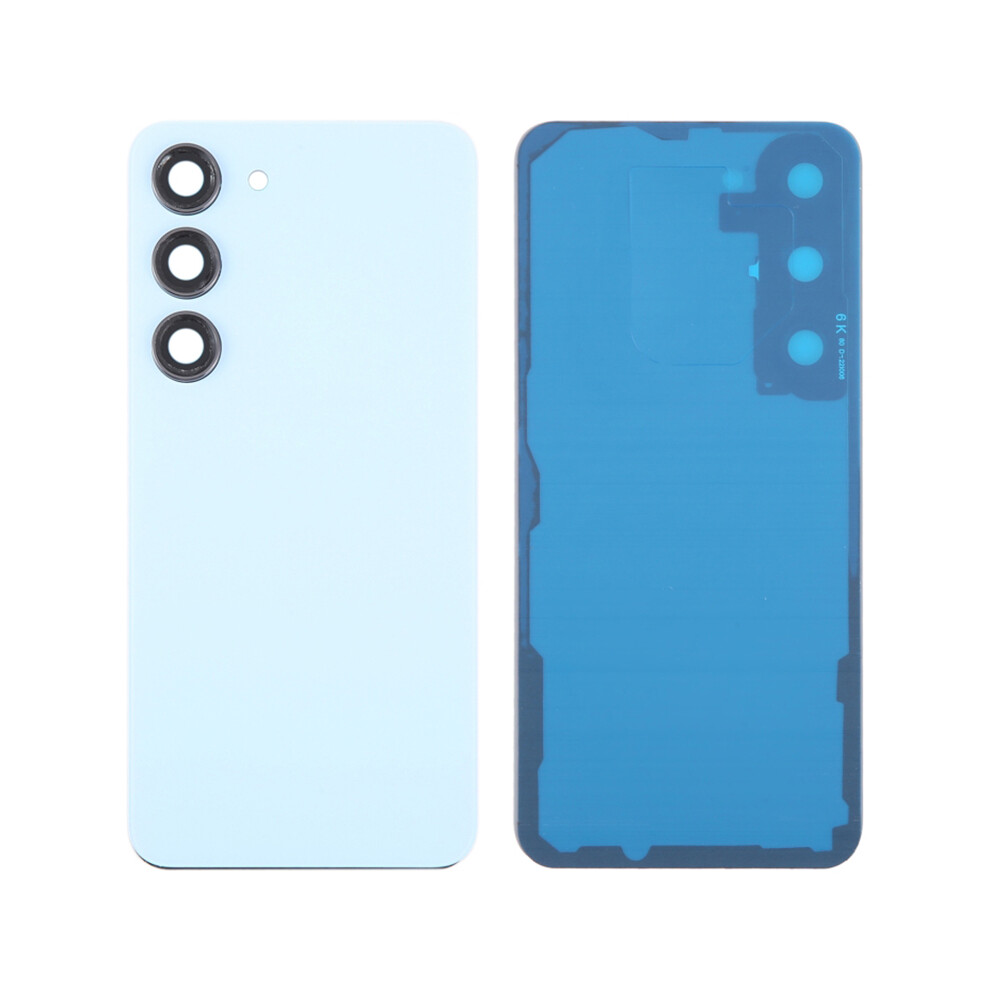 (Sky Blue) For Samsung Galaxy S23 S911 Battery Housing With Adhesive Sticker+Camera Lens Cover Sky Blue 6914271303422