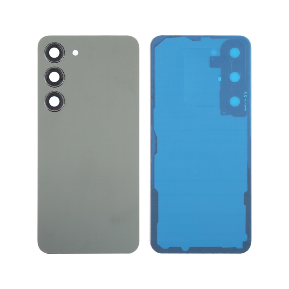 (Green) For Samsung Galaxy S23 S911 Battery Housing With Adhesive Sticker+Camera Lens Cover Green 6914279032683