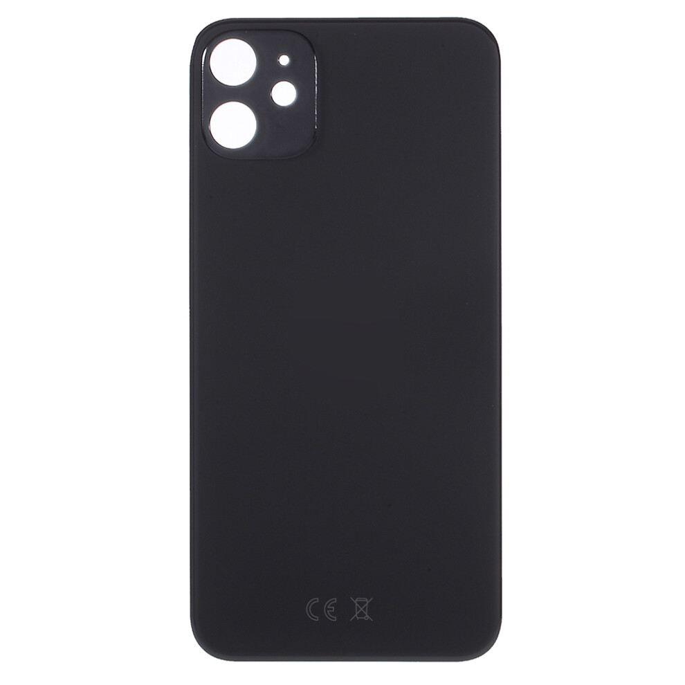 (Black) For Iphone 11 Back Battery Housing Cover Replacement Part (Eu Version) (Big Hole) Black 6914279088086