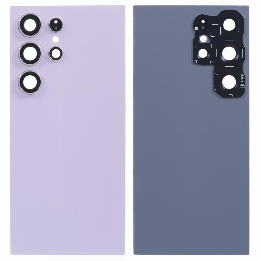 ( Purple) For Samsung Galaxy S24 Ultra S928 Battery Housing With Camera Lens Cover Light/Purple 6914278654886