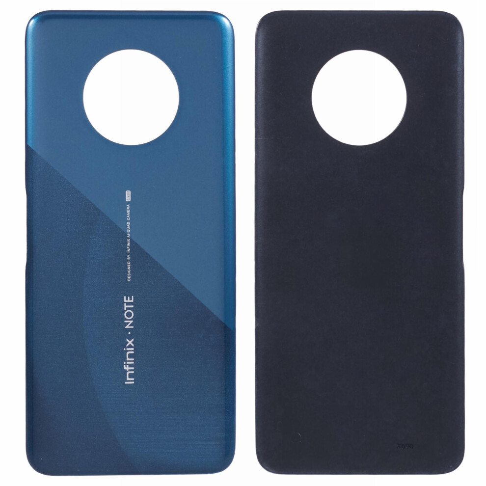 (Blue) For Infinix Note 7 X690 Back Battery Housing Cover Replacement Blue 6914279543622