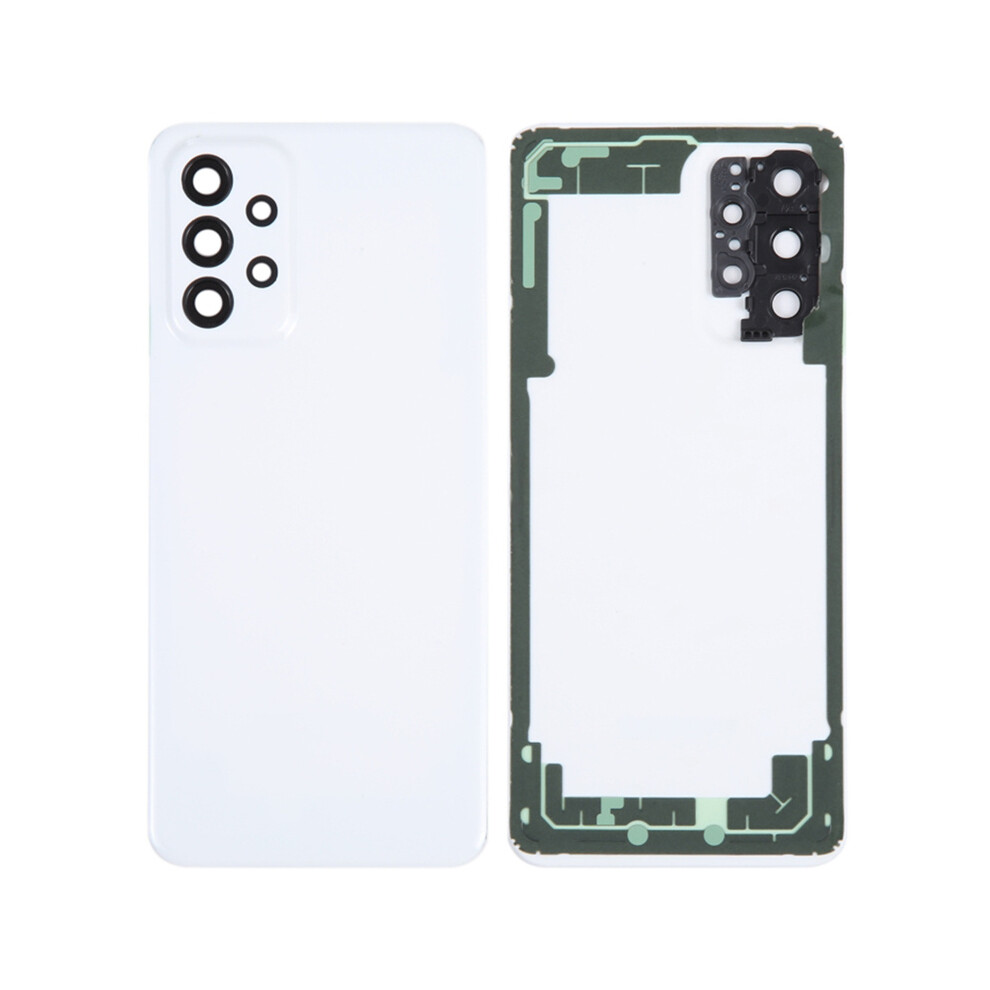 (White) For Samsung Galaxy A23 5G (Global Version) A236 Oem Battery Housing With Adhesive Sticker+Camera Lens Cover White 6914271809030