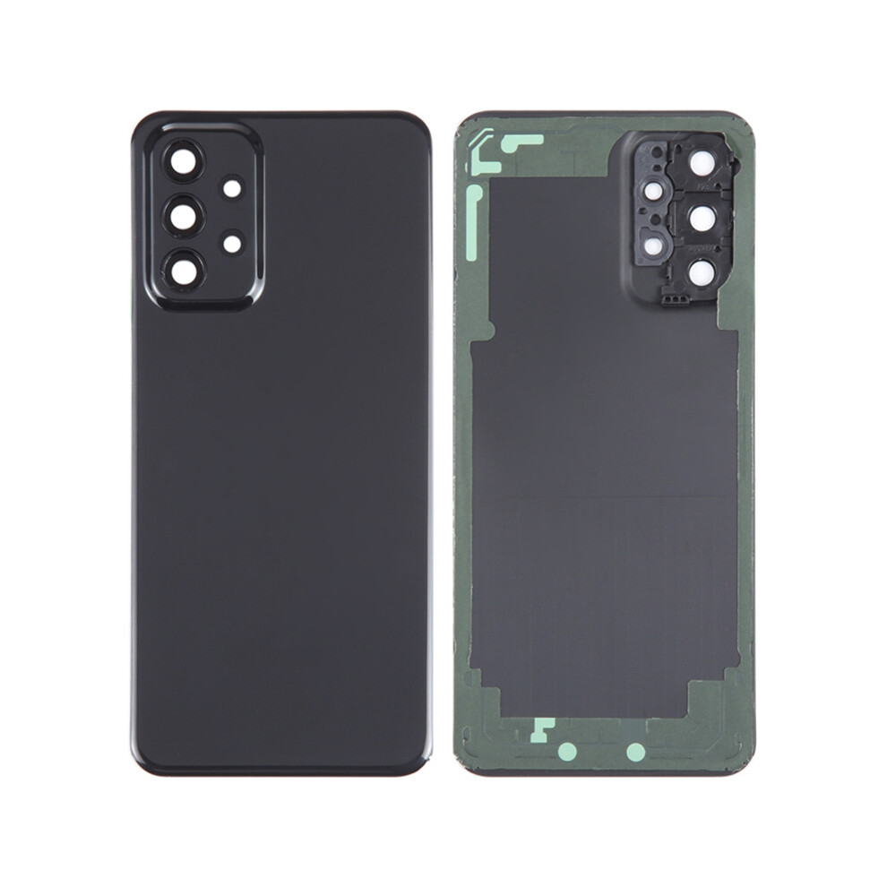 (Black) For Samsung Galaxy A23 5G (Global Version) A236 Oem Battery Housing With Adhesive Sticker+Camera Lens Cover Black 6914270277106