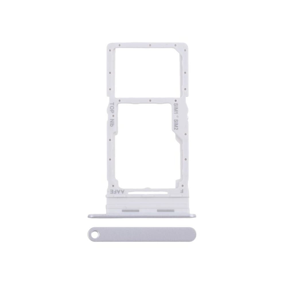(Silver) For Samsung Galaxy A16 4G A165 Oem Dual Sim Card+Sd Card Tray Holder Replacement Part (Without Logo) Silver 6914278868603